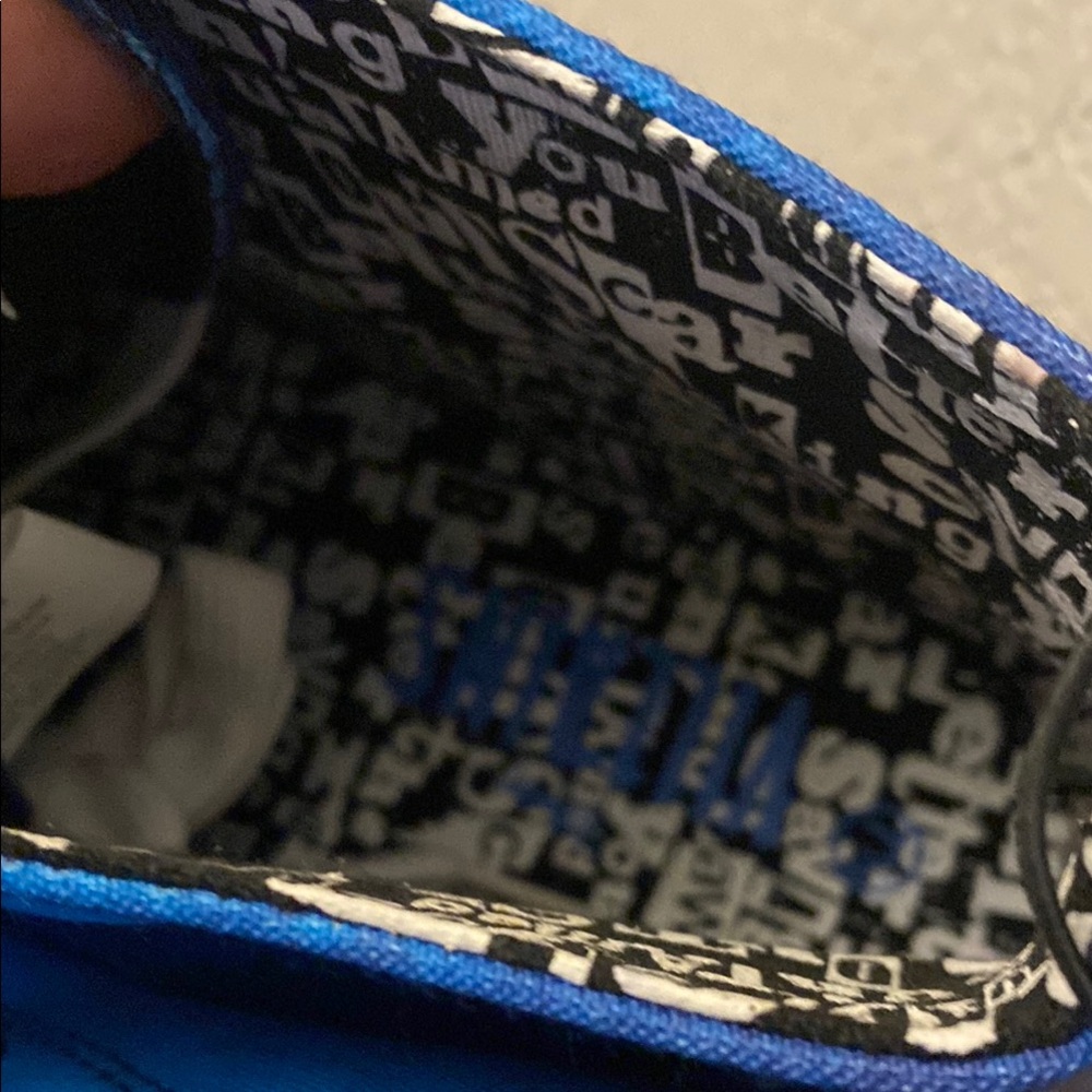 Disney Blue and White High-Top Sneakers - Picture 8 of 14